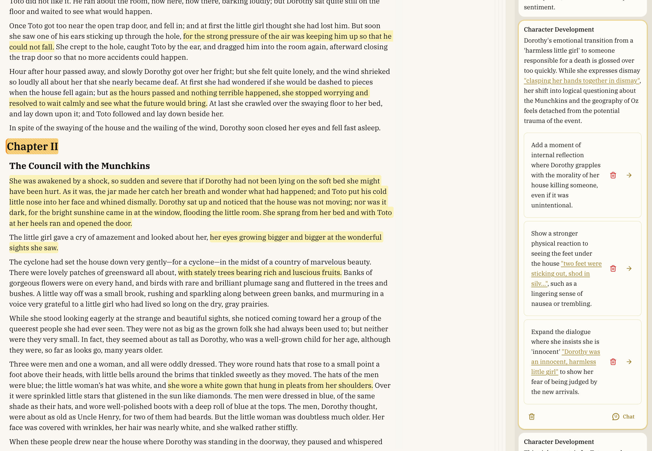 Comment with Action Items